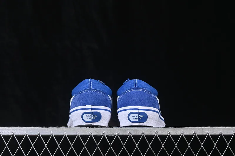All categories Vans Vans series Vans Low Vans low-top Revenge x Storm Old Skool Lightning joint low-top casual sneakers blue and white